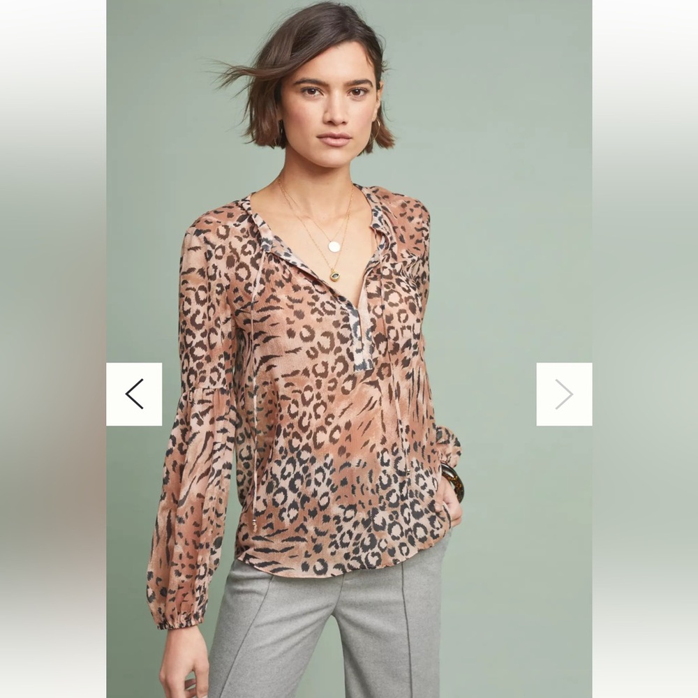 PAIGE Beretta Silk Blouse